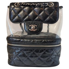 2017 Chanel Rucksack aus Kalbsleder und PVC im „Aquarium“-Design