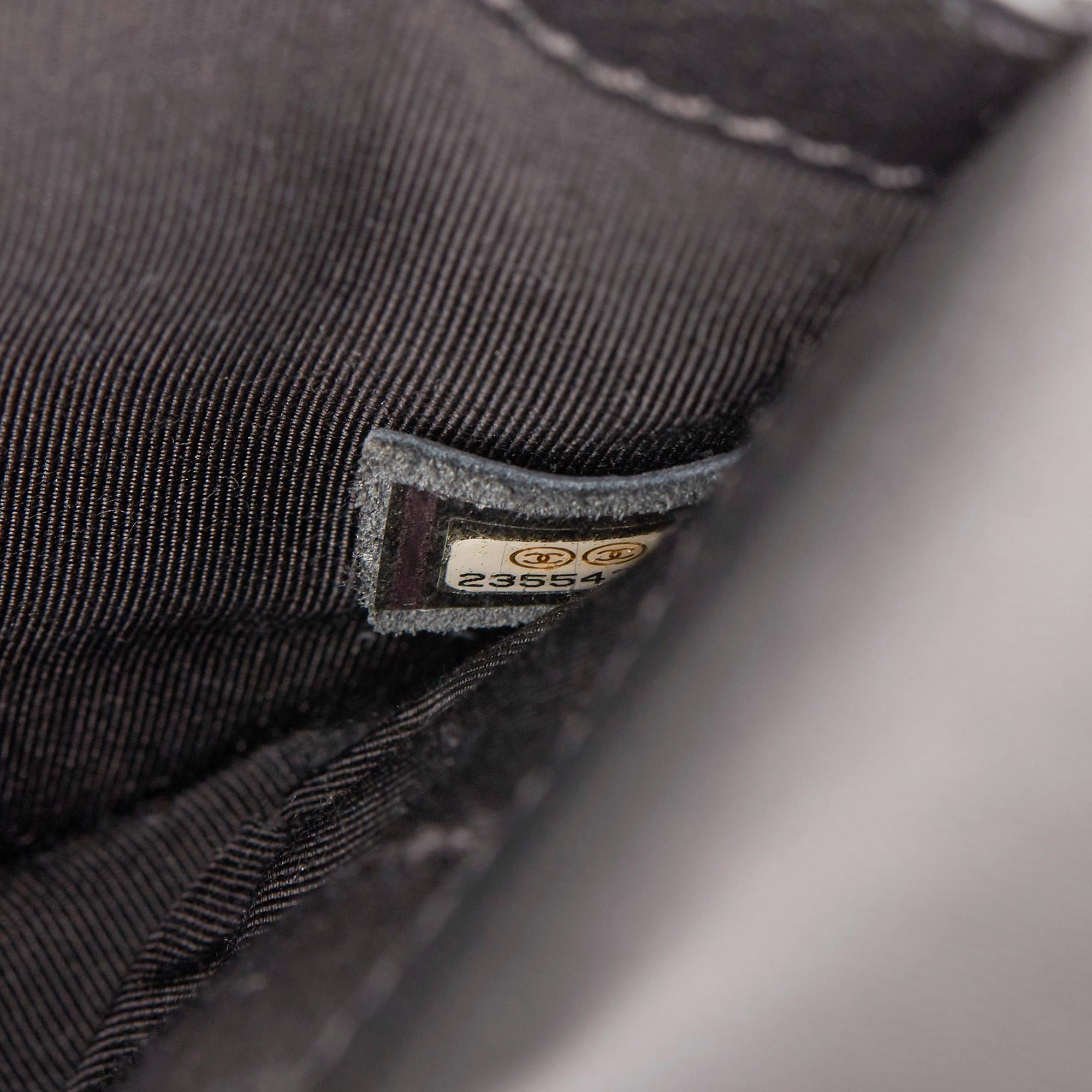 2017 Chanel Black Quilted Calfskin Leather Saddle Bag 3