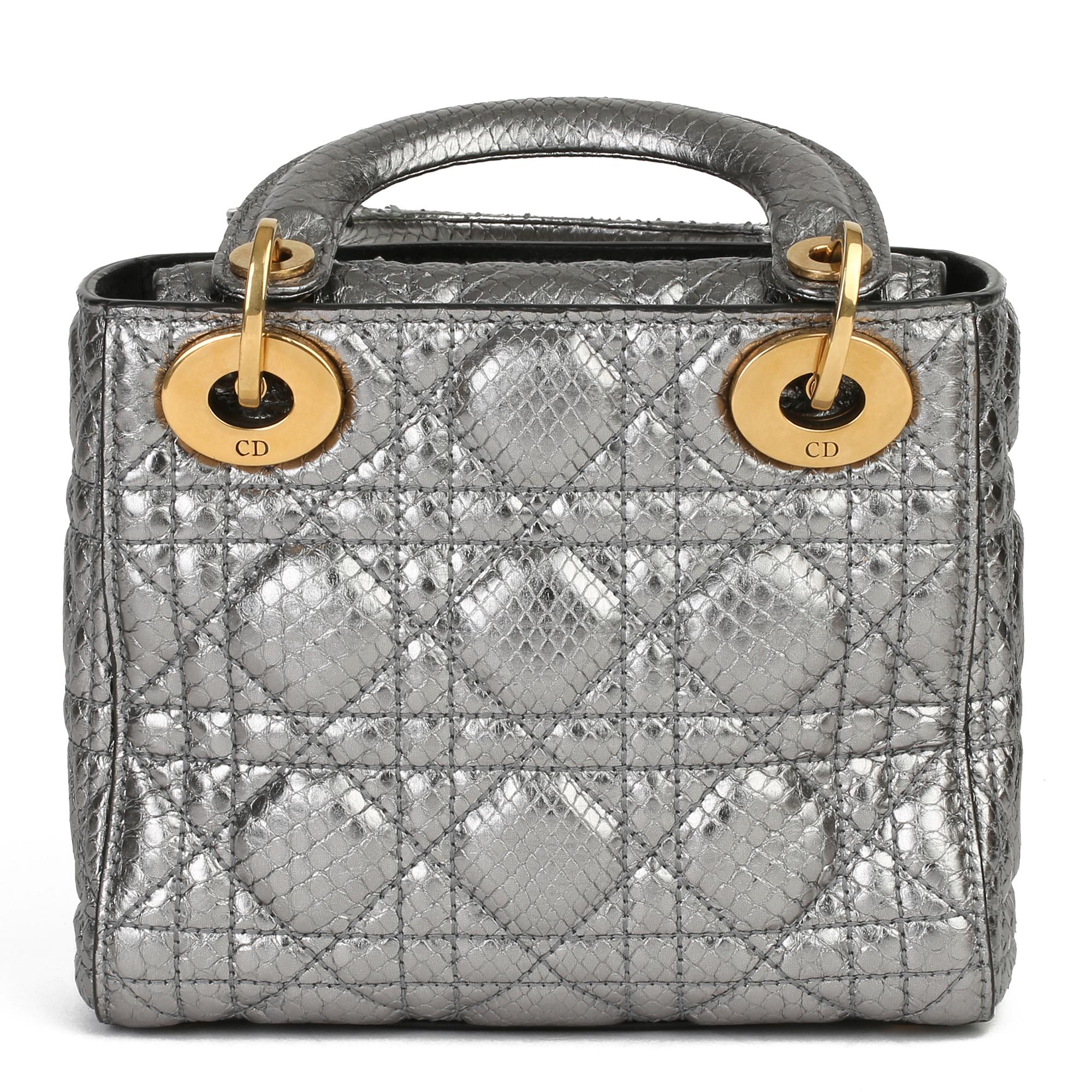 lady dior gunmetal