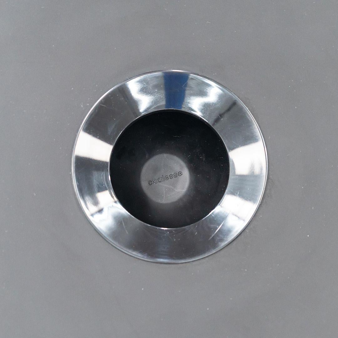 2017 Coalesse Schwarzes Laminat Poliertes Aluminium Tisch von Scott Wilson 2x verfügbar im Angebot 2