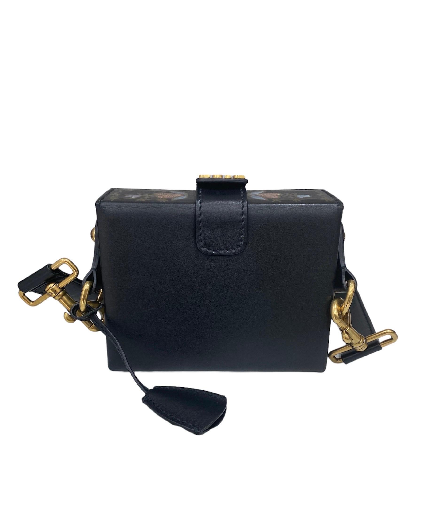 Women's 2017 Dior LockBox Zodiac Limited Edition Shoulder Bag For Sale