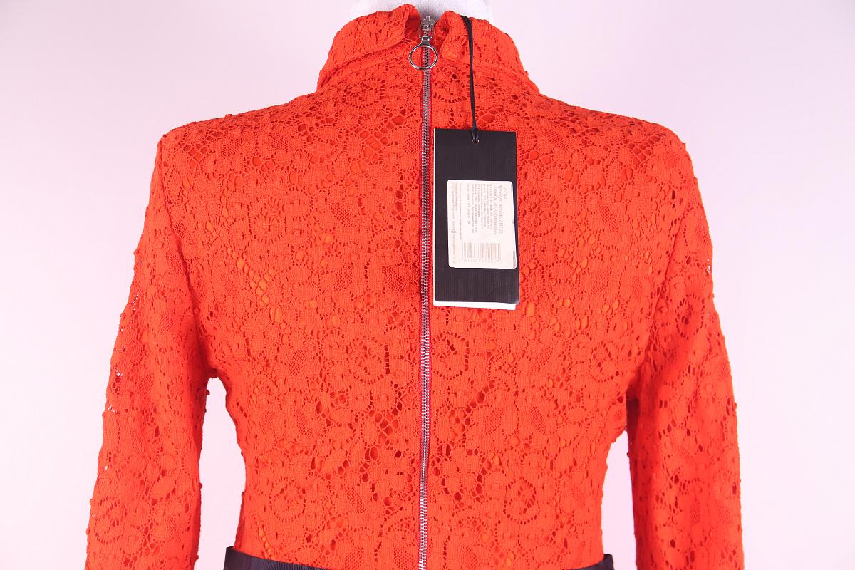Women's 2017 Gucci Cluny lace dress with Web waistband For Sale