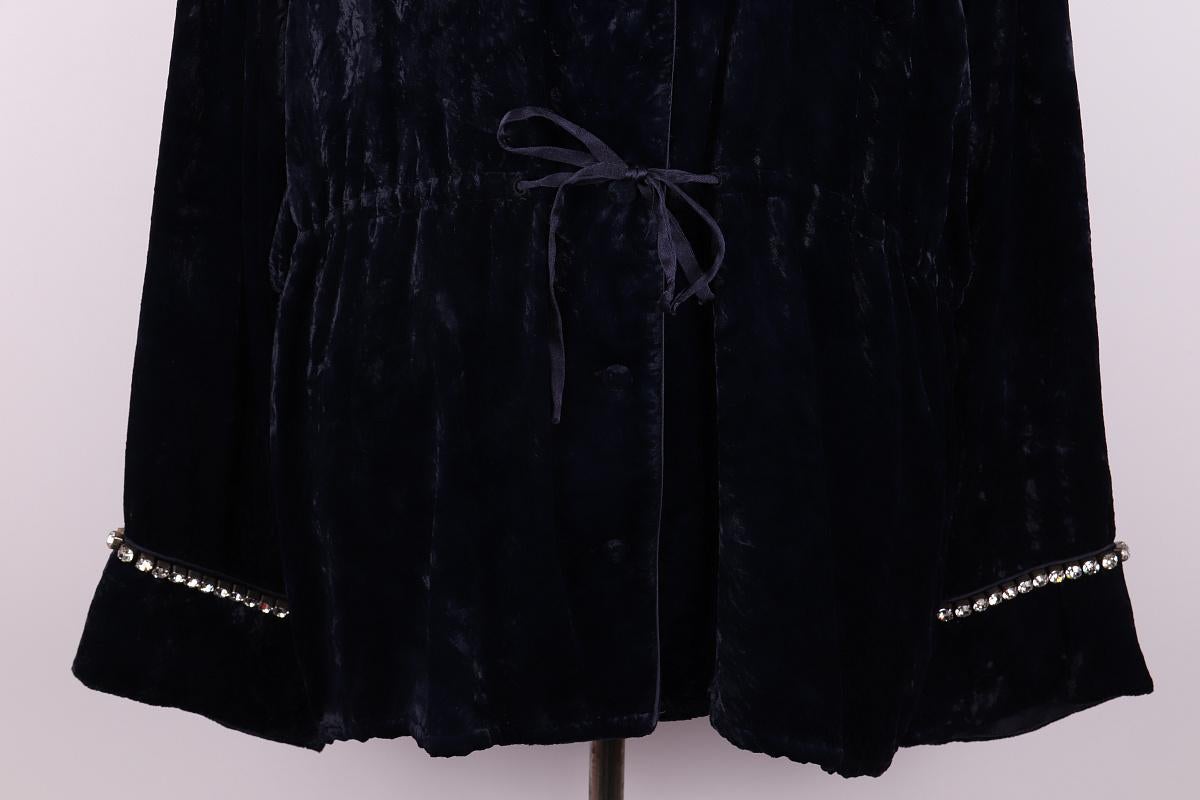 Noir 2017 Gucci - Veste en velours ajustée en vente