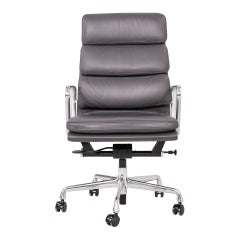 2017 Herman Miller Eames Soft Pad Executive Desk Chair with Pneumatic Base