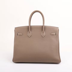 2017 Hermès Étoupe Togo Retourne Birkin 35 GHW