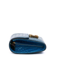 2017 Hermes Mykonos Shiny Alligator Leather Contance Long Wallet