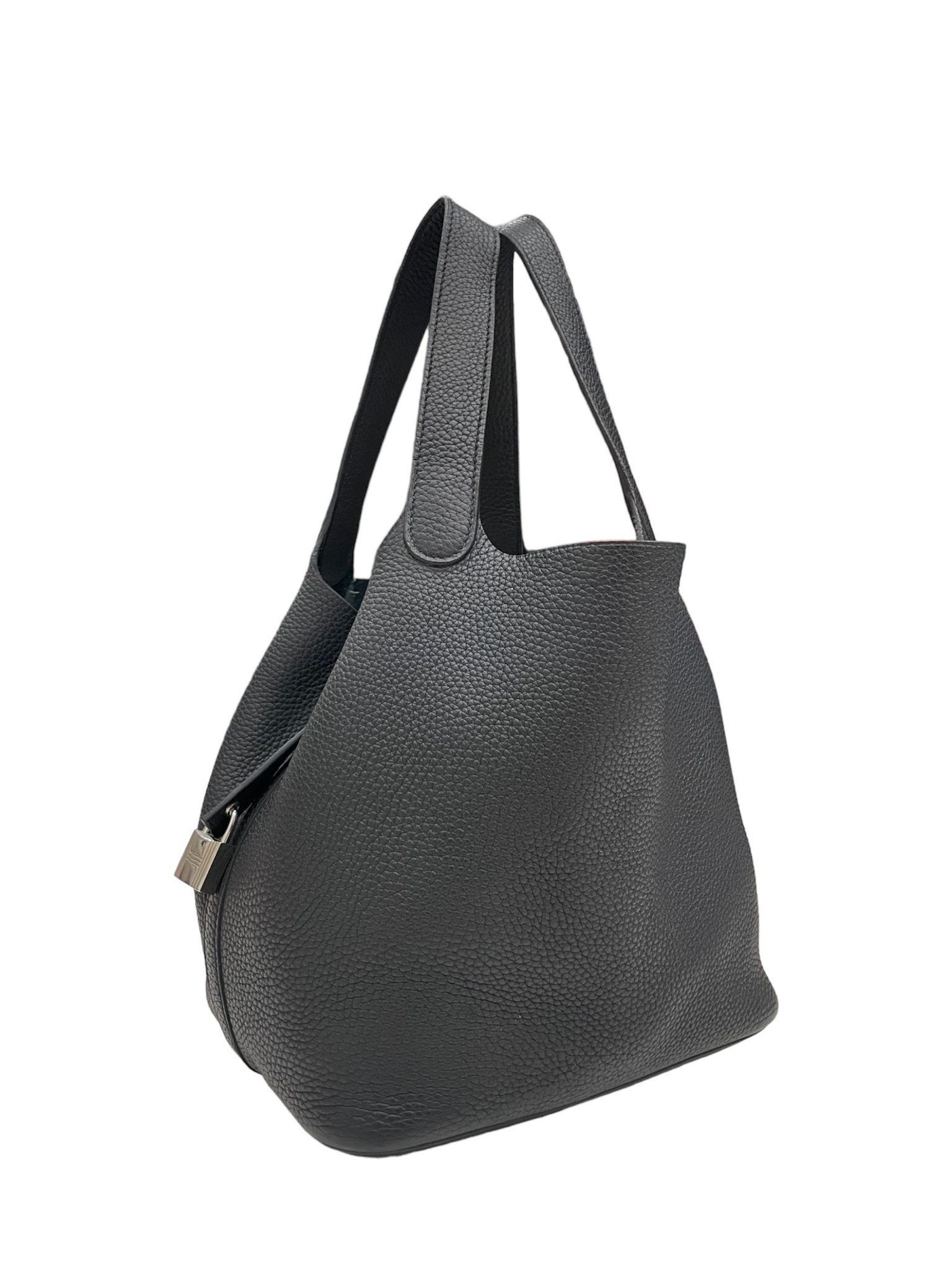 2017 Hermès Picotin Lock 22 Clemence Leather Top Handle Bag 1