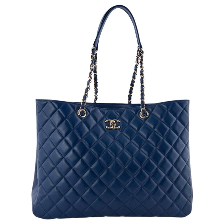 2017 large Chanel shopper tote For Sale