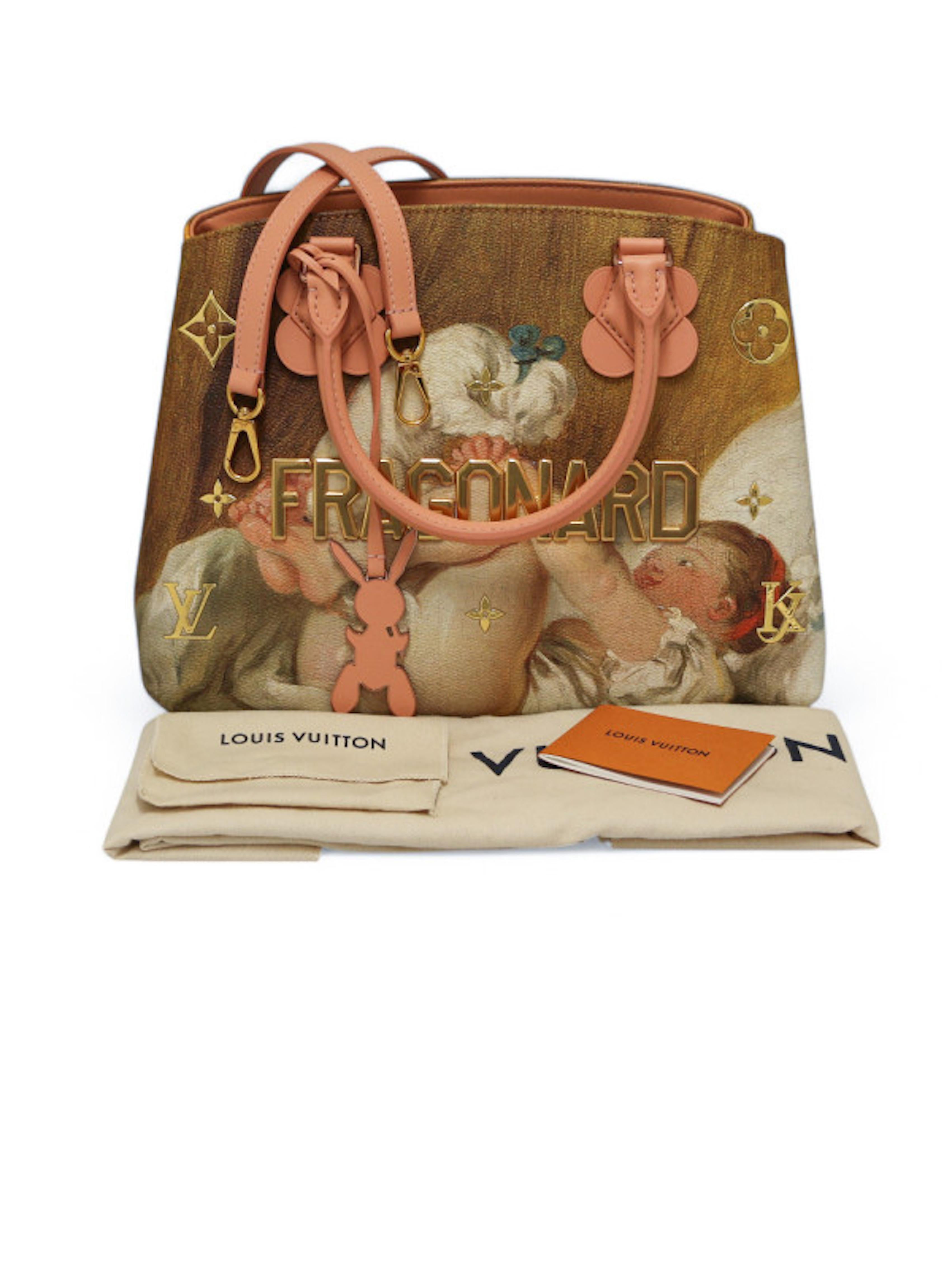 2017 Limited Edition Louis Vuitton x Jeff Koons Montaigne bag 4