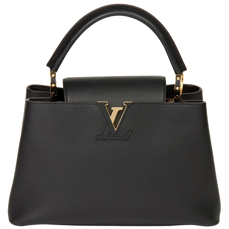 louis vuitton taurillon capucines bb black