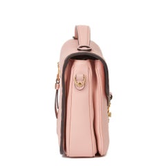 2017 Louis Vuitton Rose Poudre Monogram Empreinte Leather Pochette Metis