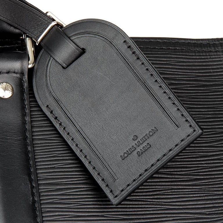 2017 Louis Vuitton Supreme Black Epi Leather Keepall Bandouliere at 1stdibs