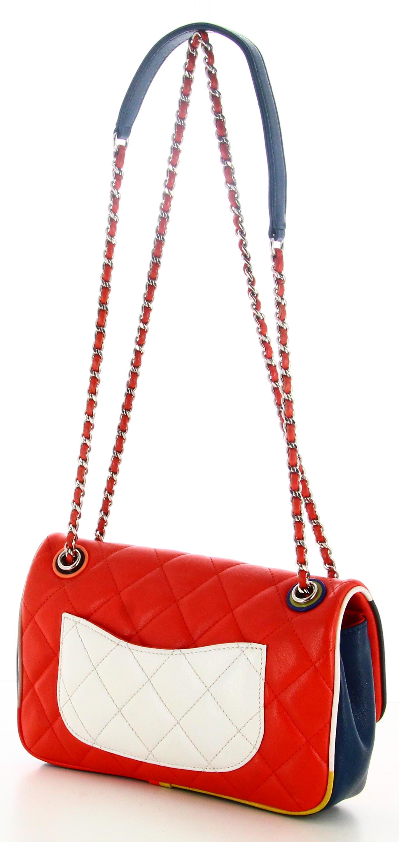 2017 Paris-Cuba Small Lambskin Color Flap Bag 1