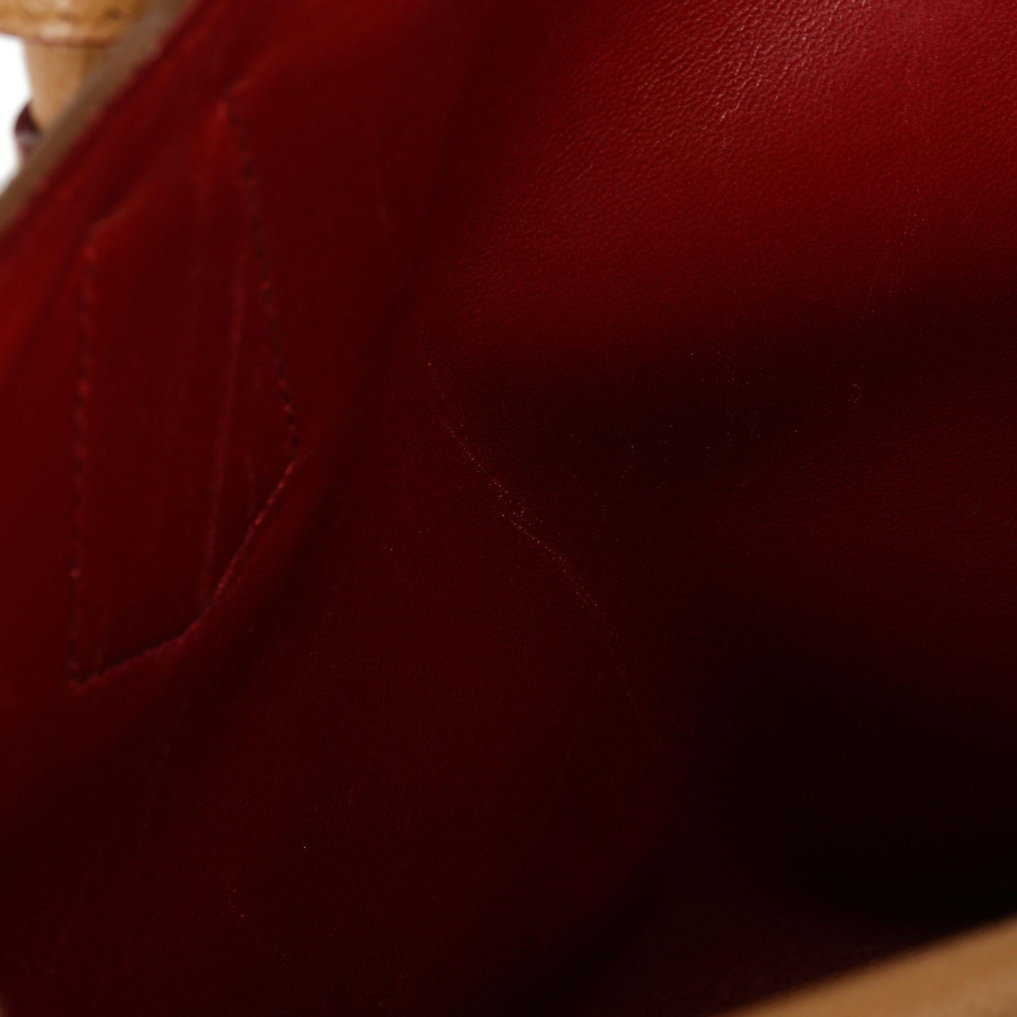 2017 Prada Caramel Saffiano Leather Double Tote 7