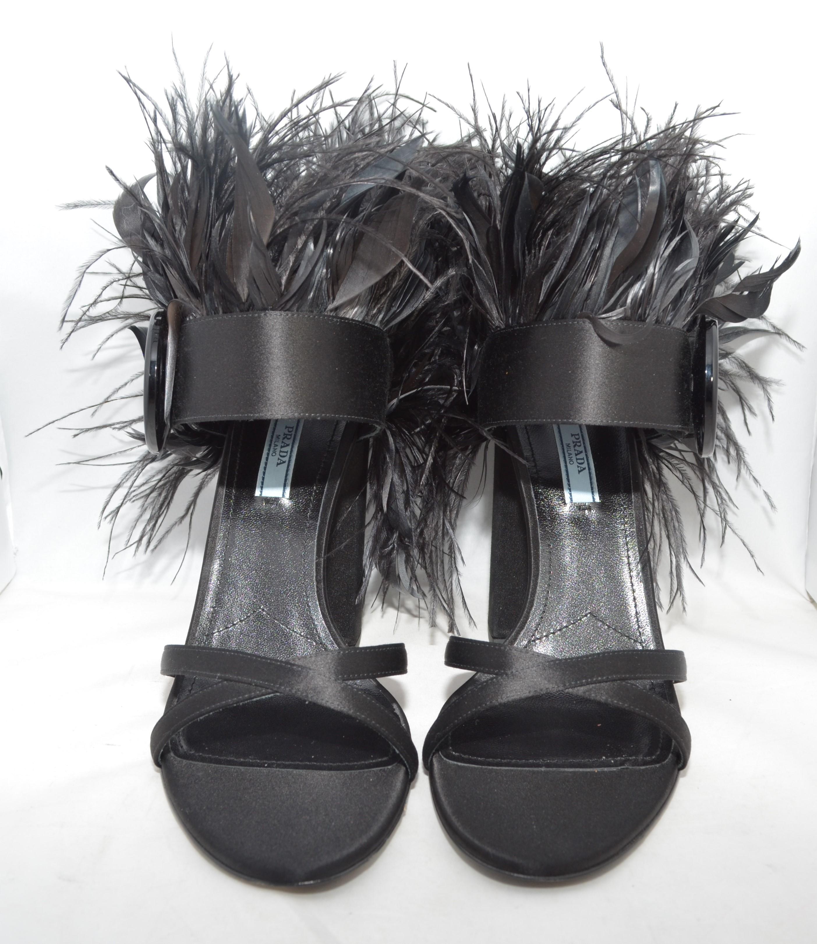 feather block heels