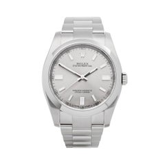 2017 Rolex Oyster Perpetual Stainless Steel 116000 Wristwatch