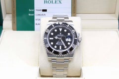2017 Rolex Submariner Black Ceramic Bezel 116610 Stainless Steel Box and Papers