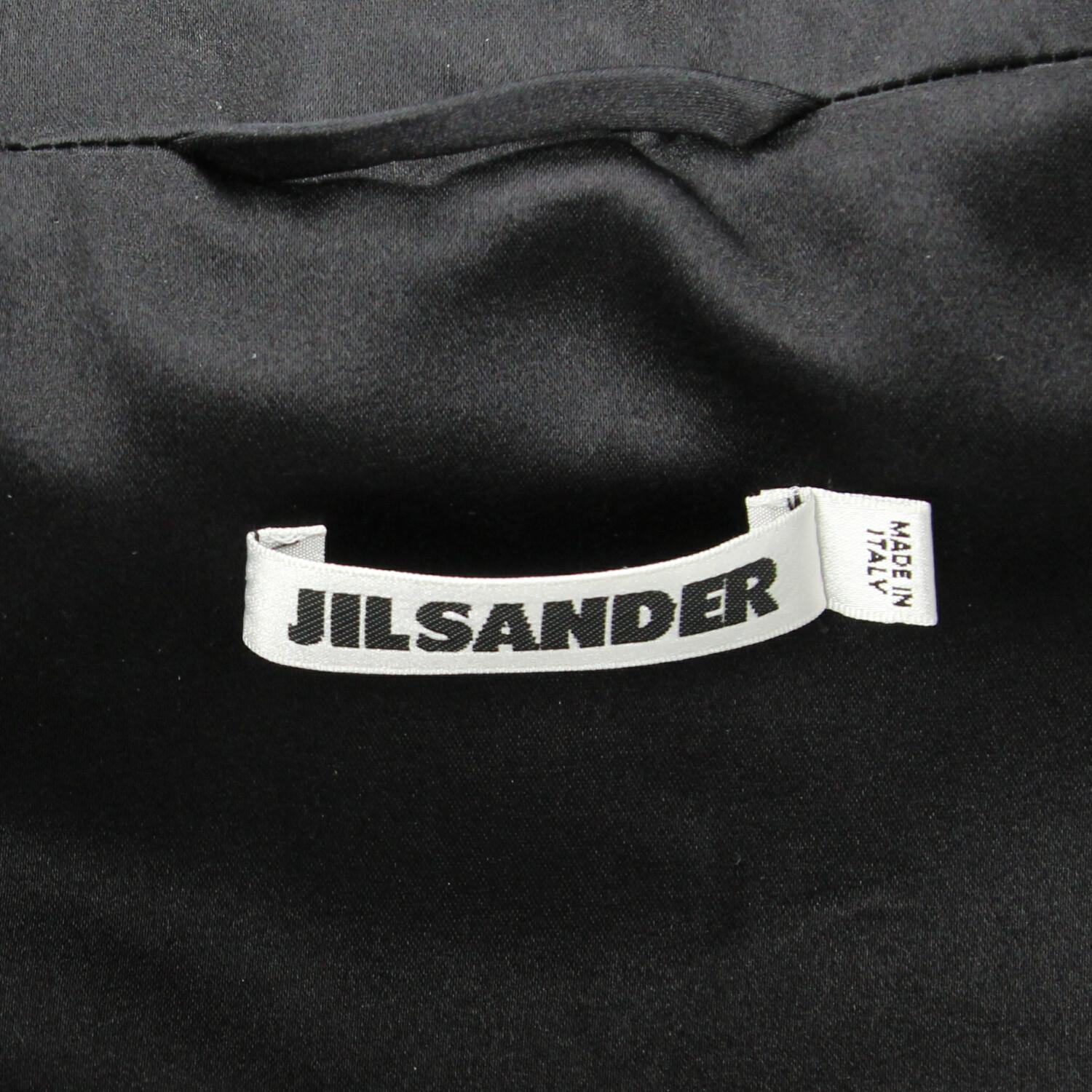2017s Jil Sander Black Silk single-breasted Blazer 2