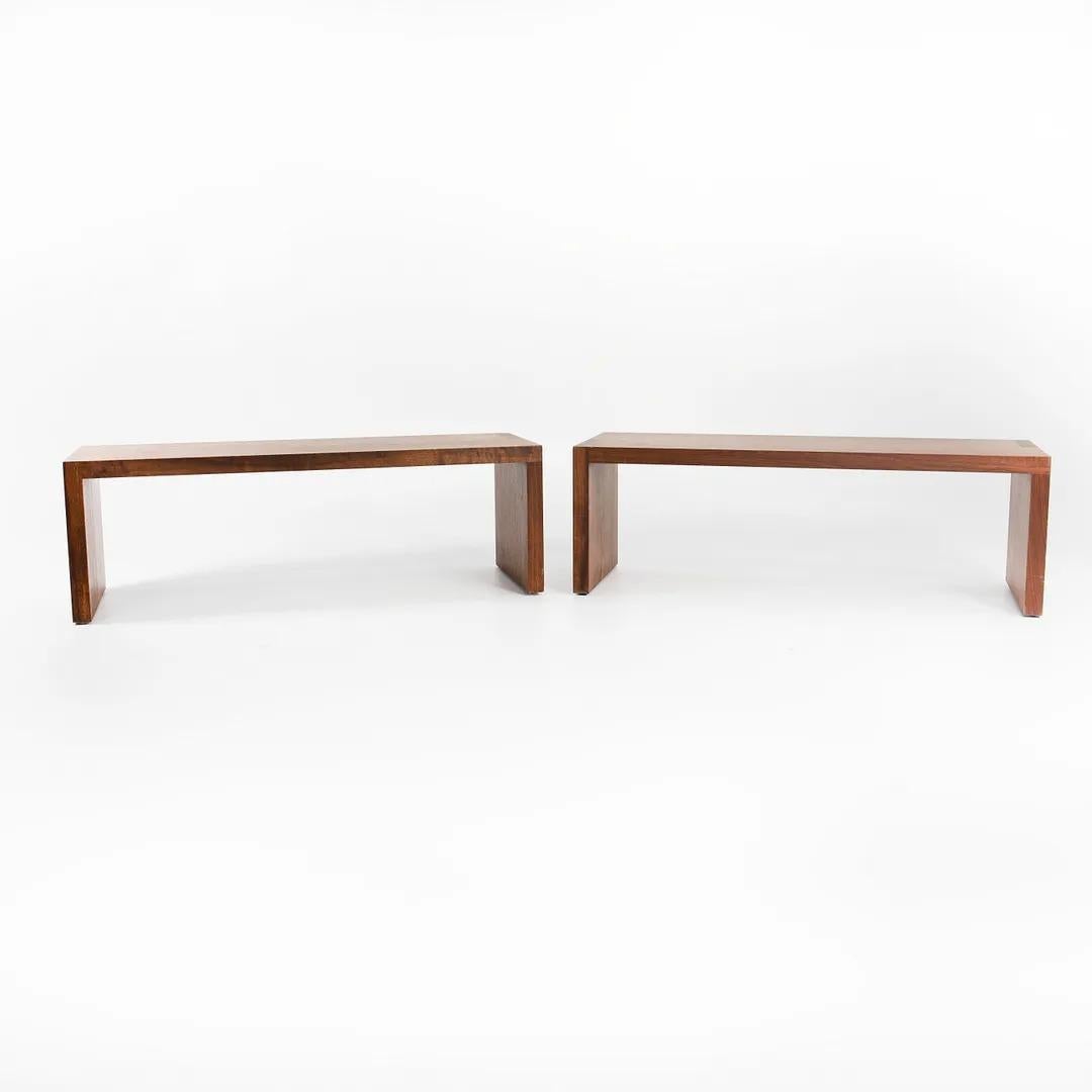 2018 Axel Bench in Black Walnut by Tyler Hayes for BDDW 2x Available For Sale 1