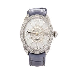 2018 Backes & Strauss Regent Diamond Stainless Steel Wristwatch