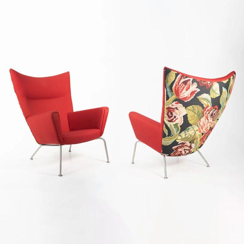 2018 CH445 Wing Lounge Chair by Hans Wegner for Carl Hansen 2x Disponible en vente 3