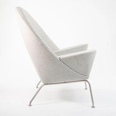 2018 CH468 Oculus Lounge Chair by Hans Wegner for Carl Hansen in Melange Fabric