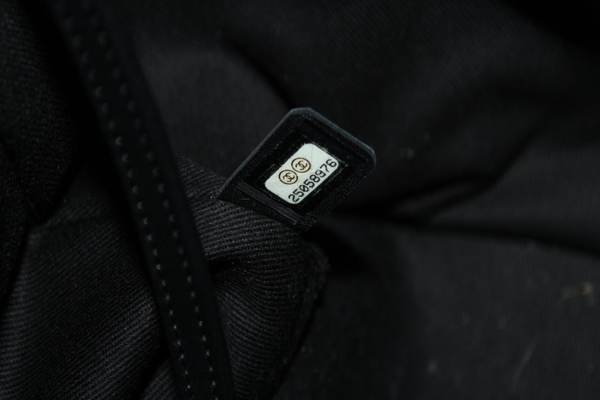 2018 Chanel Black Leather Big Shopping Bag 6
