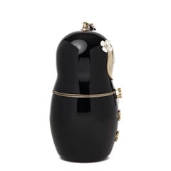Chanel Black Plexiglass Matryoshka Doll Minaudiere, 2018