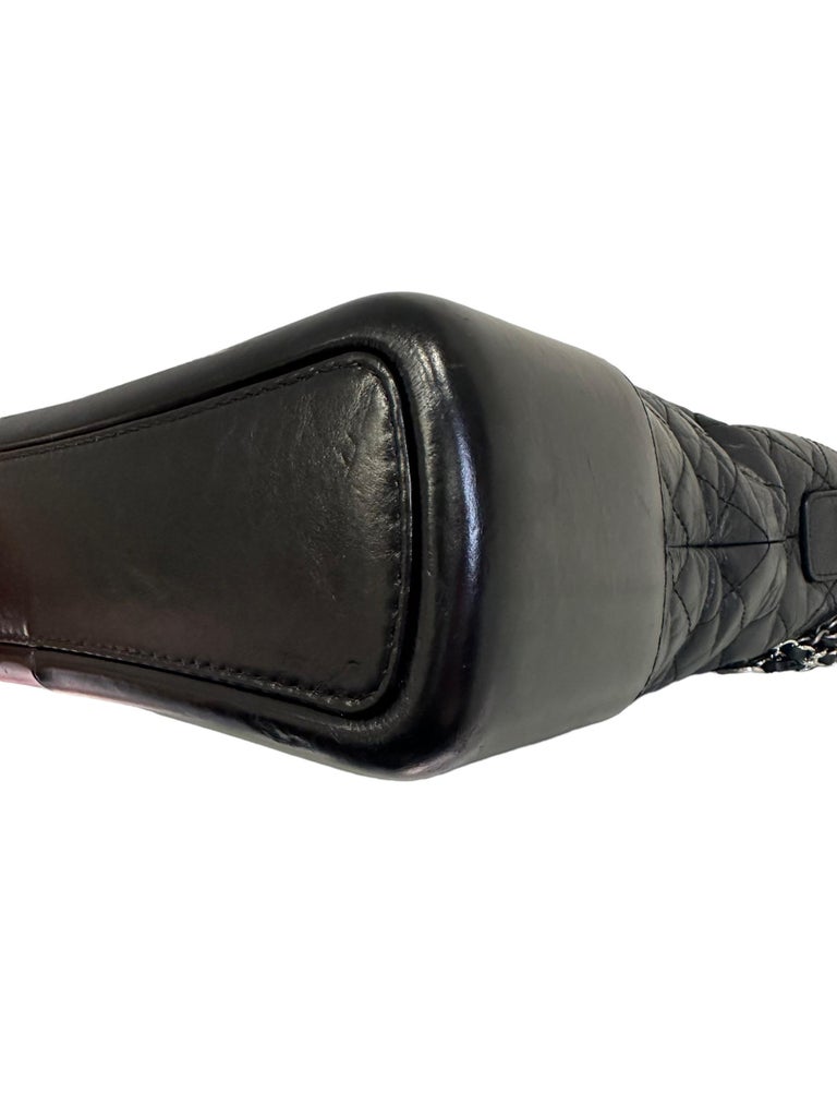 2018 Chanel Gabrielle Maxi Black Leather Top Shoulder Bag For Sale at  1stDibs