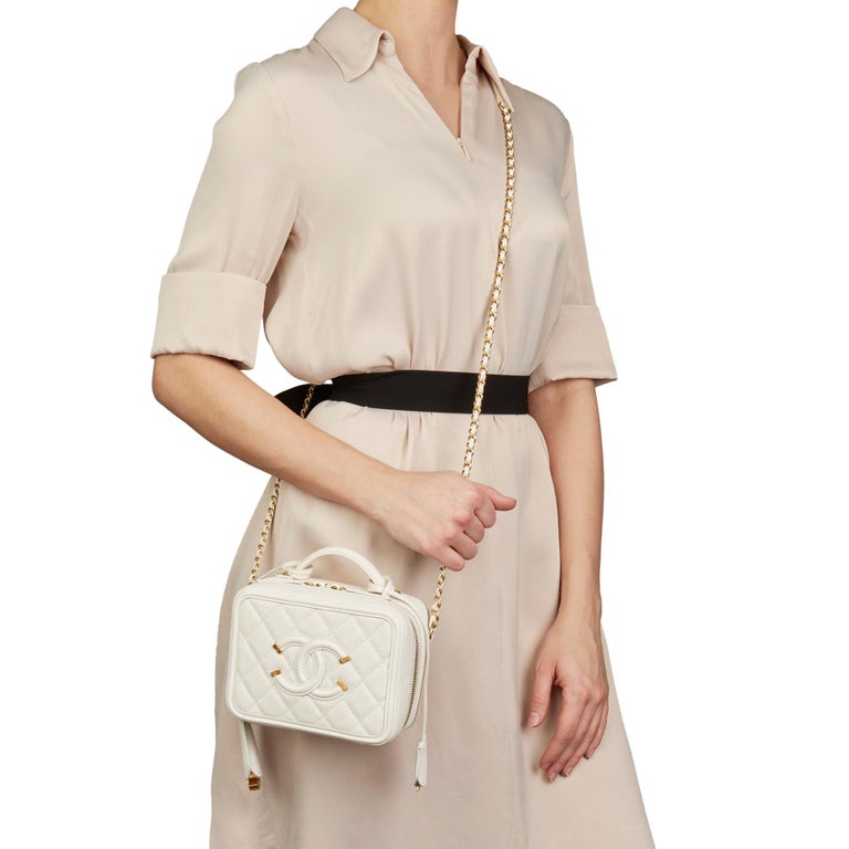 Chanel Filigree Vanity Outfit Chanel Vanity Case Outfit Chanel