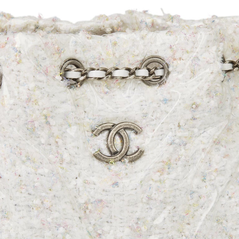 sold🙏 Chanel Gabrielle white colour small Original bundle Leather 💯%  Condition 9/10 Rm 6xx