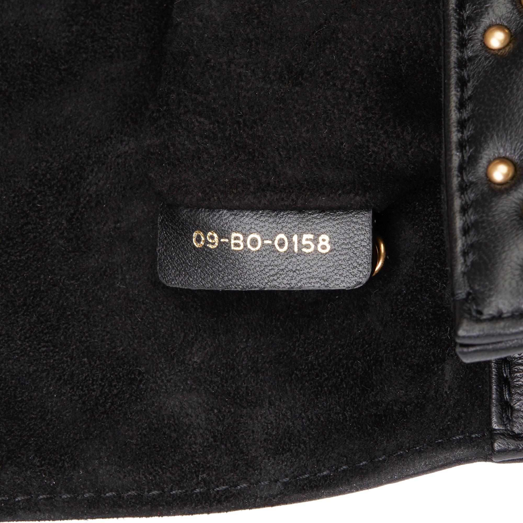 2018 Christian Dior Black Studded Lambskin Dioraddict Flap Bag 5