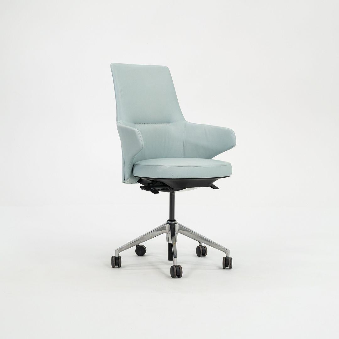 Modern 2018 Coalesse Steelcase Massaud Mid-Back Desk Chair with Integrated Arms For Sale