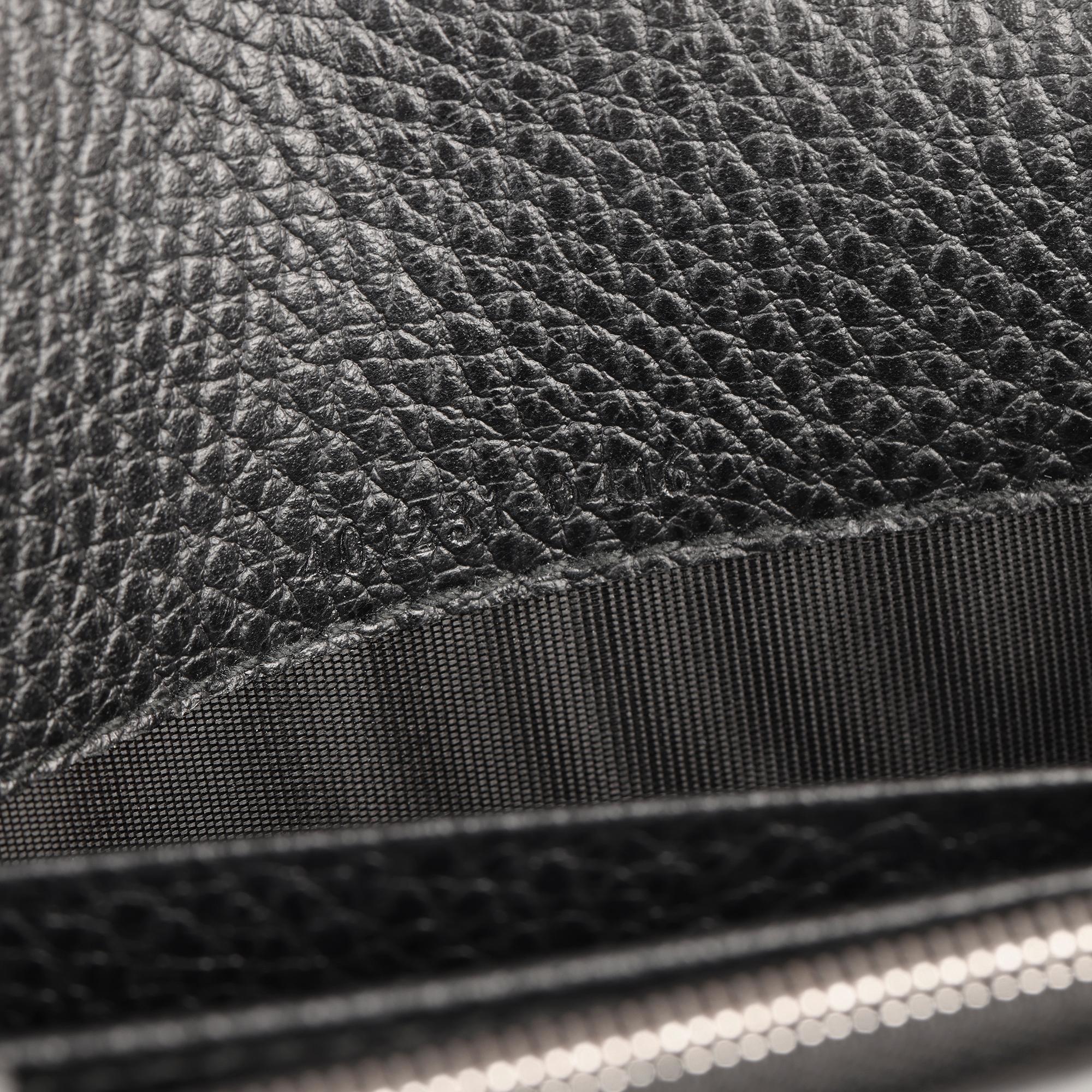 2018 Gucci GUCCI Black Grained Calfskin Mini Dionysus 8
