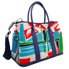 2018 Hermès 36cm Sea, Surf & Fun Garden Party Tote Bag