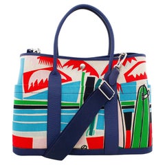 Hermes Garden Party Tote Toile and Leather 30 at 1stDibs