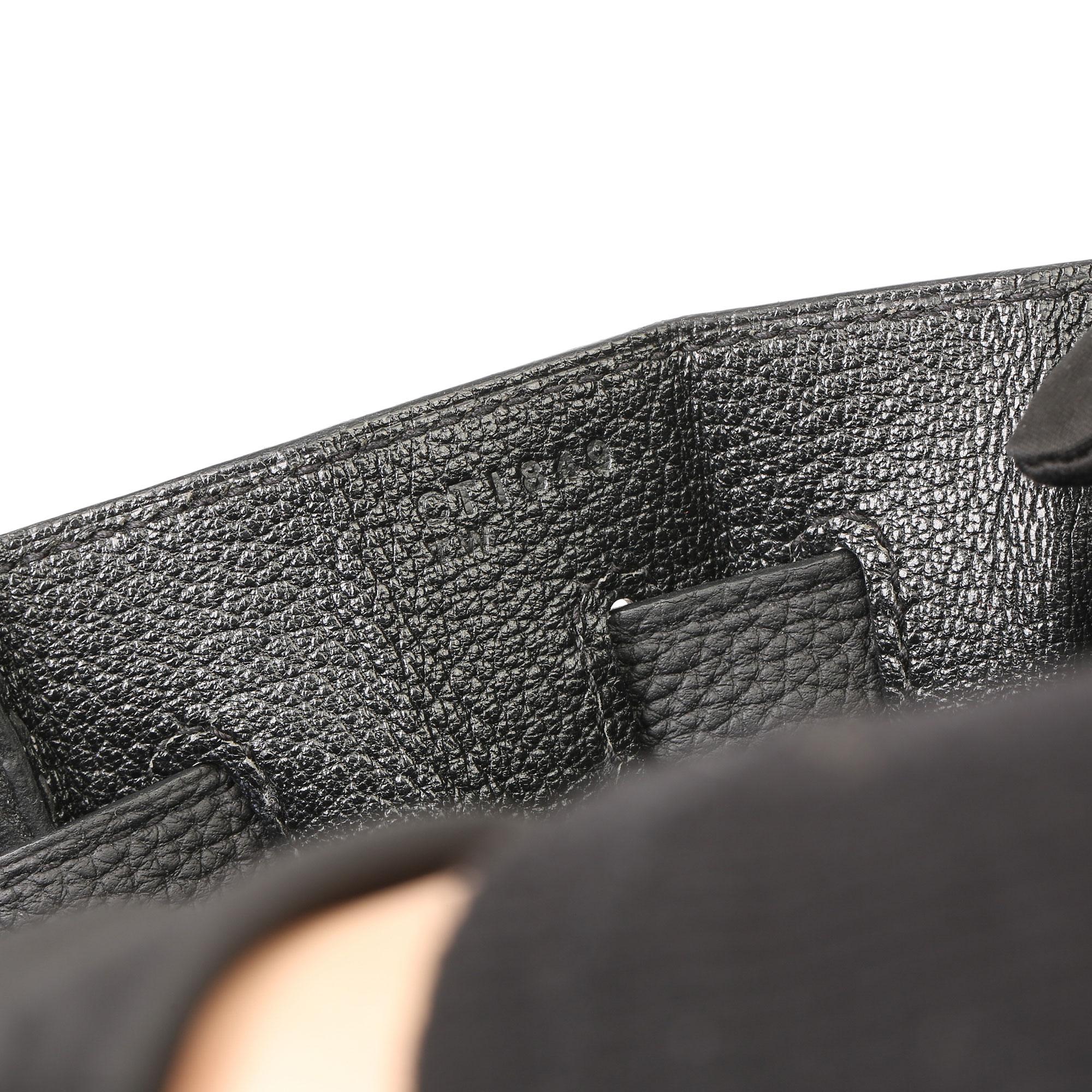 2018 Hermès Black Togo Leather Kelly 35cm Retourne 5