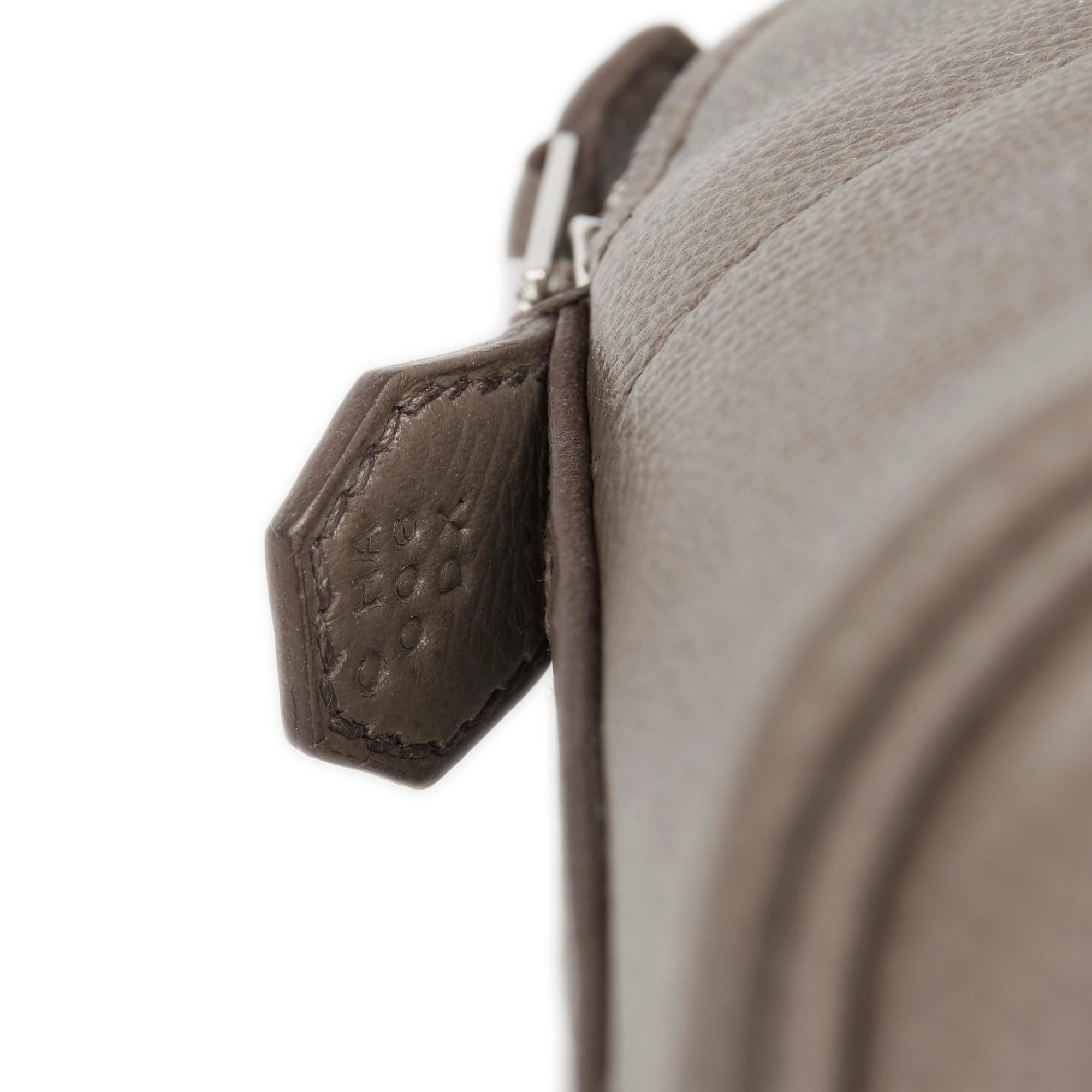2018 Herm�ès Etain Epsom Leather Bolide 27cm 4