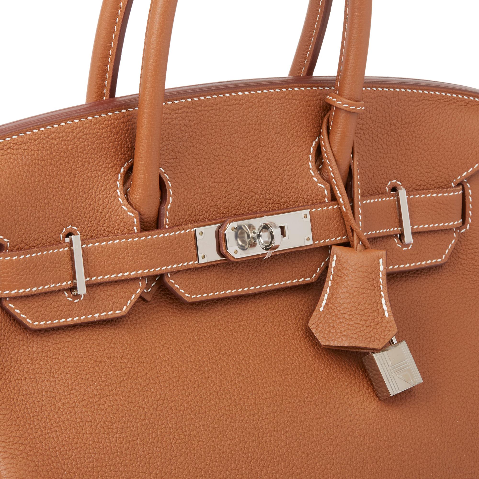 2018 Hermès Gold Togo Leather Birkin 30cm 1