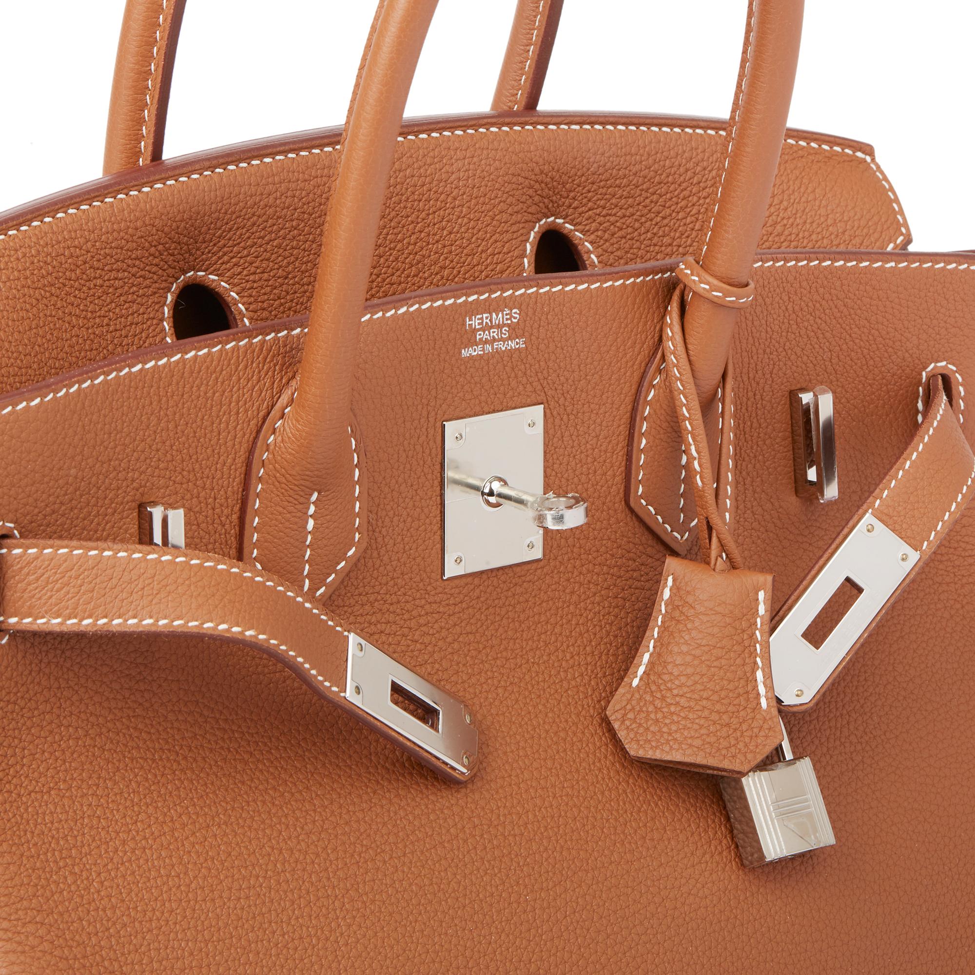 2018 Hermès Gold Togo Leather Birkin 30cm 2