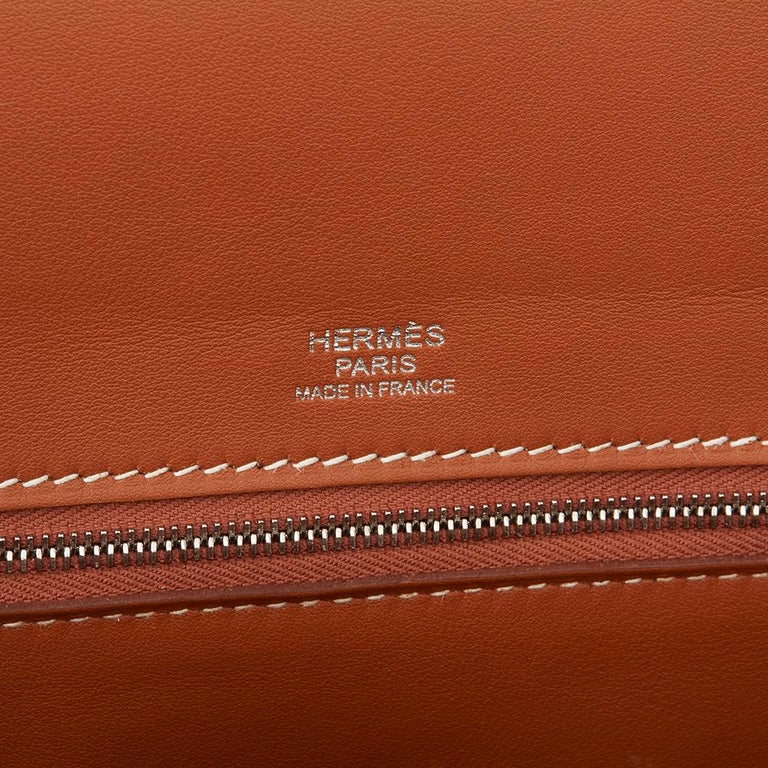 2018 Hermès Veau Barenia and Barenia Faubourg Leather 24/24 35cm at ...