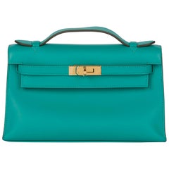 Hermès Kelly 20 Mini Sellier Epsom Vert Amande PHW - Kaialux