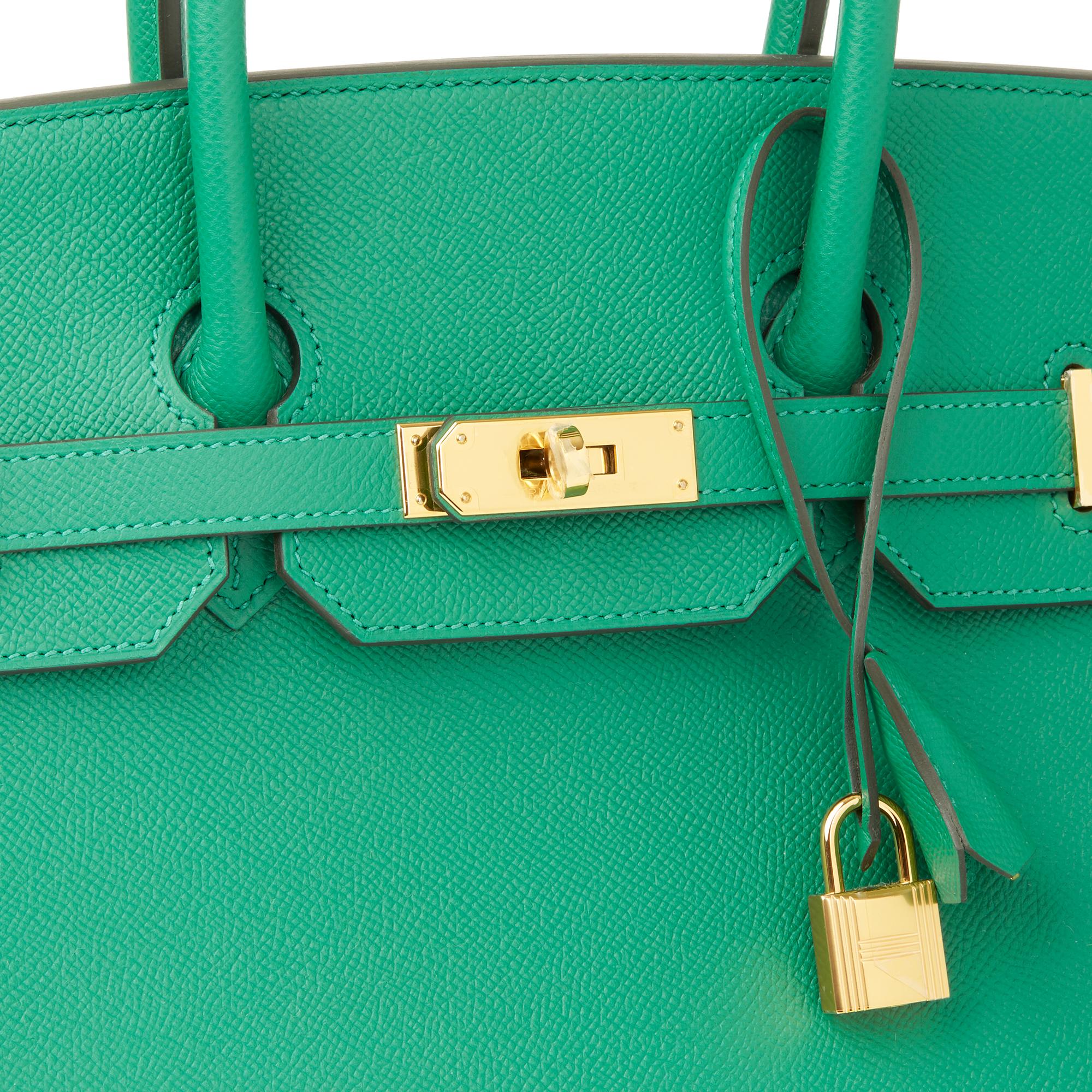 2018 Hermès Vert Vertigo Epsom Leather Birkin 35cm 1