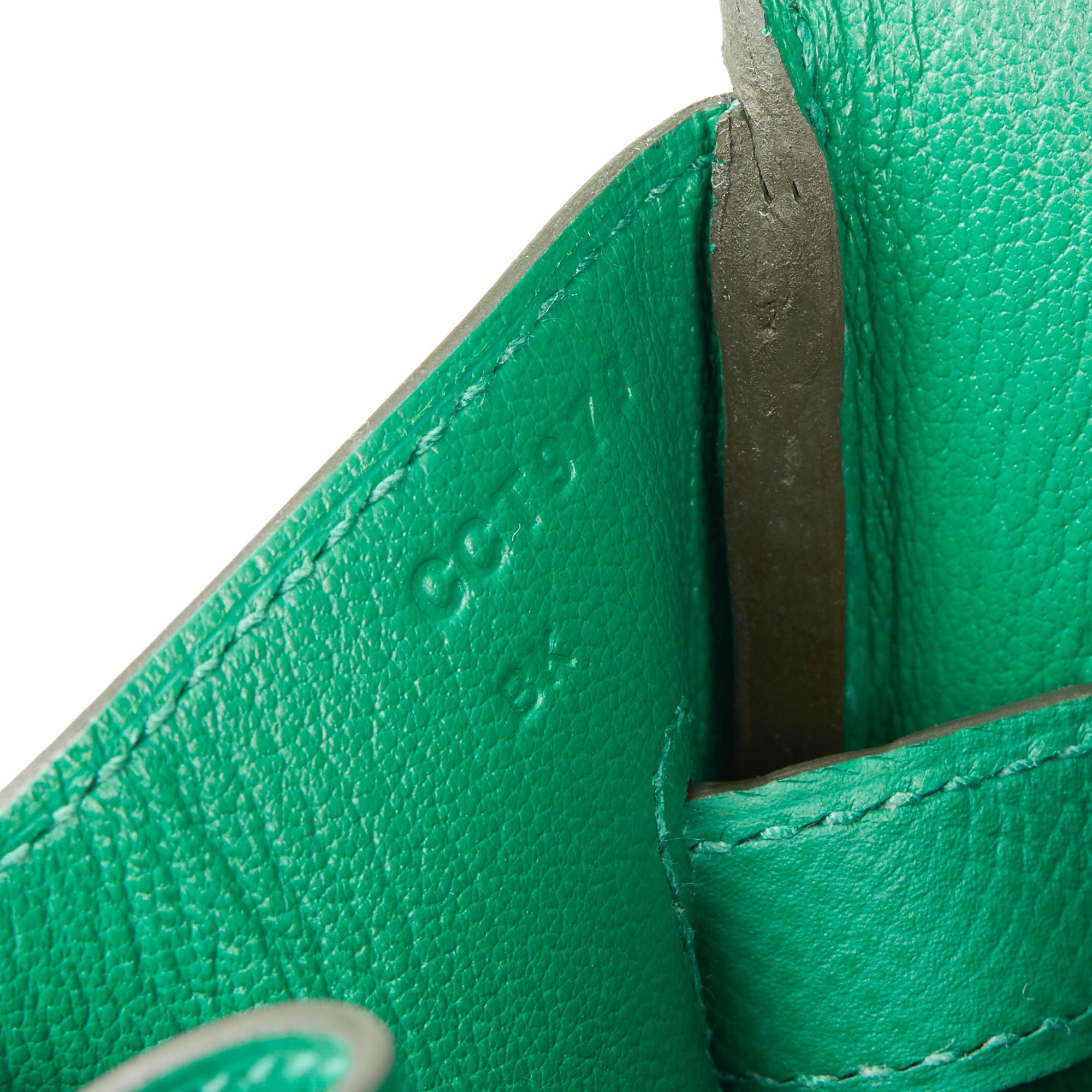 2018 Hermès Vert Vertigo Epsom Leather Birkin 35cm 3