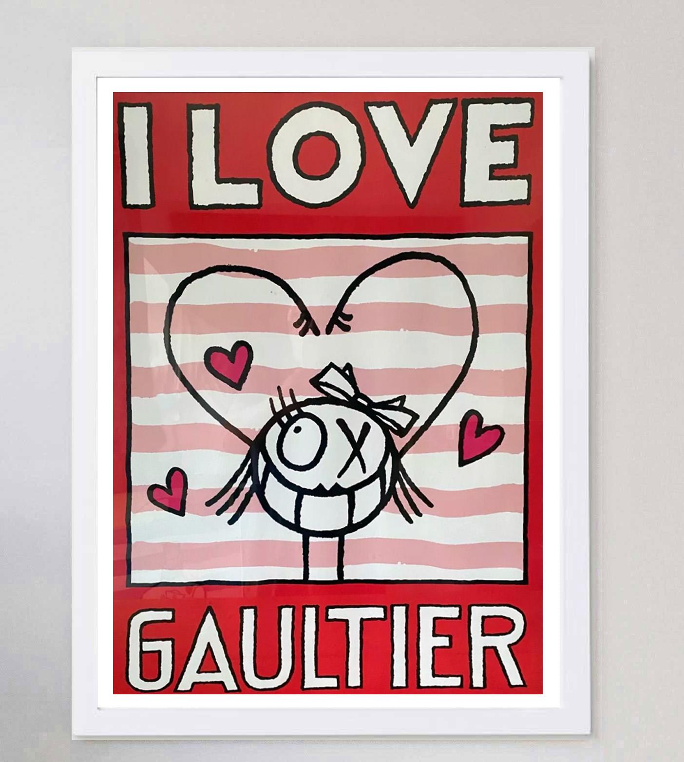 2018 Jean Paul Gauliter - I Love Gaultier Originalplakat im Zustand „Gut“ im Angebot in Winchester, GB