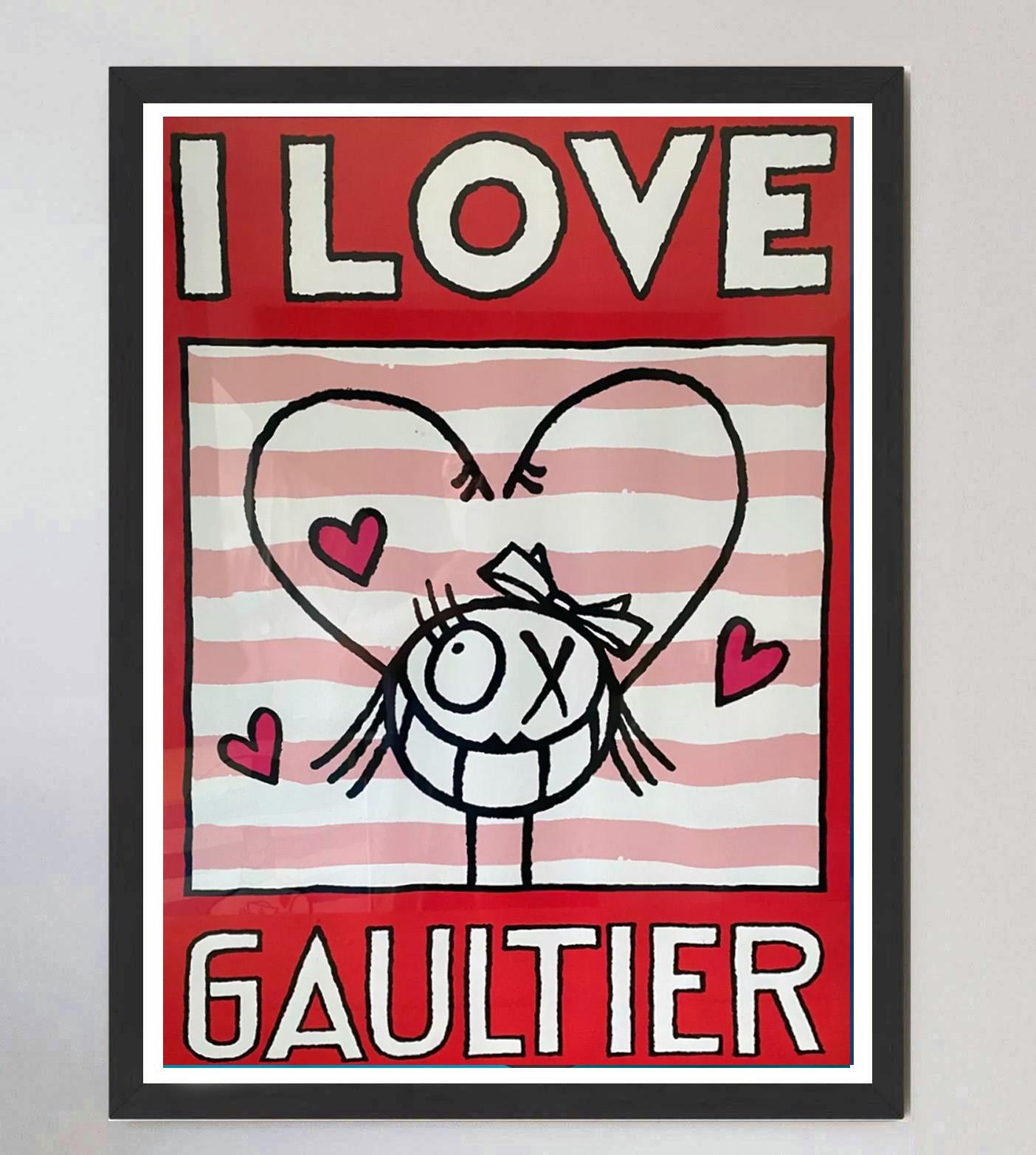 2018 Jean Paul Gauliter - I Love Gaultier Originalplakat (21. Jahrhundert und zeitgenössisch) im Angebot