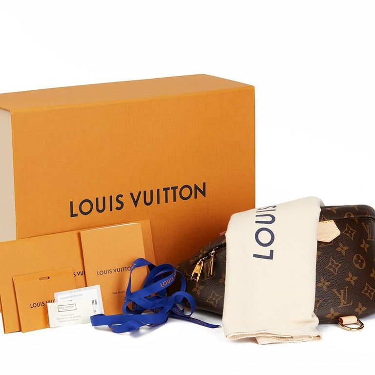 Louis Vuitton Canvas Monogram Bumbag Brown Leather ref.472052