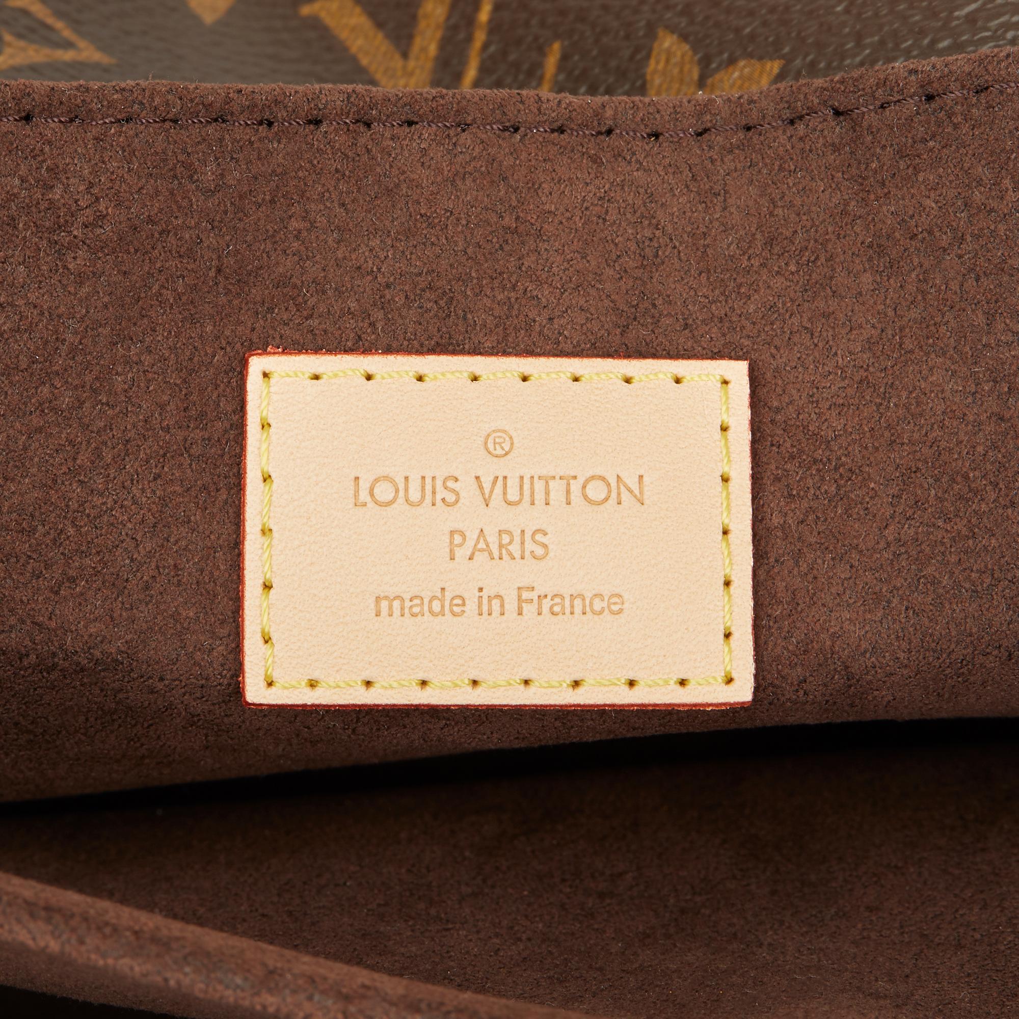 2018 Louis Vuitton Brown Monogram Coated Canvas Pochette Metis 4