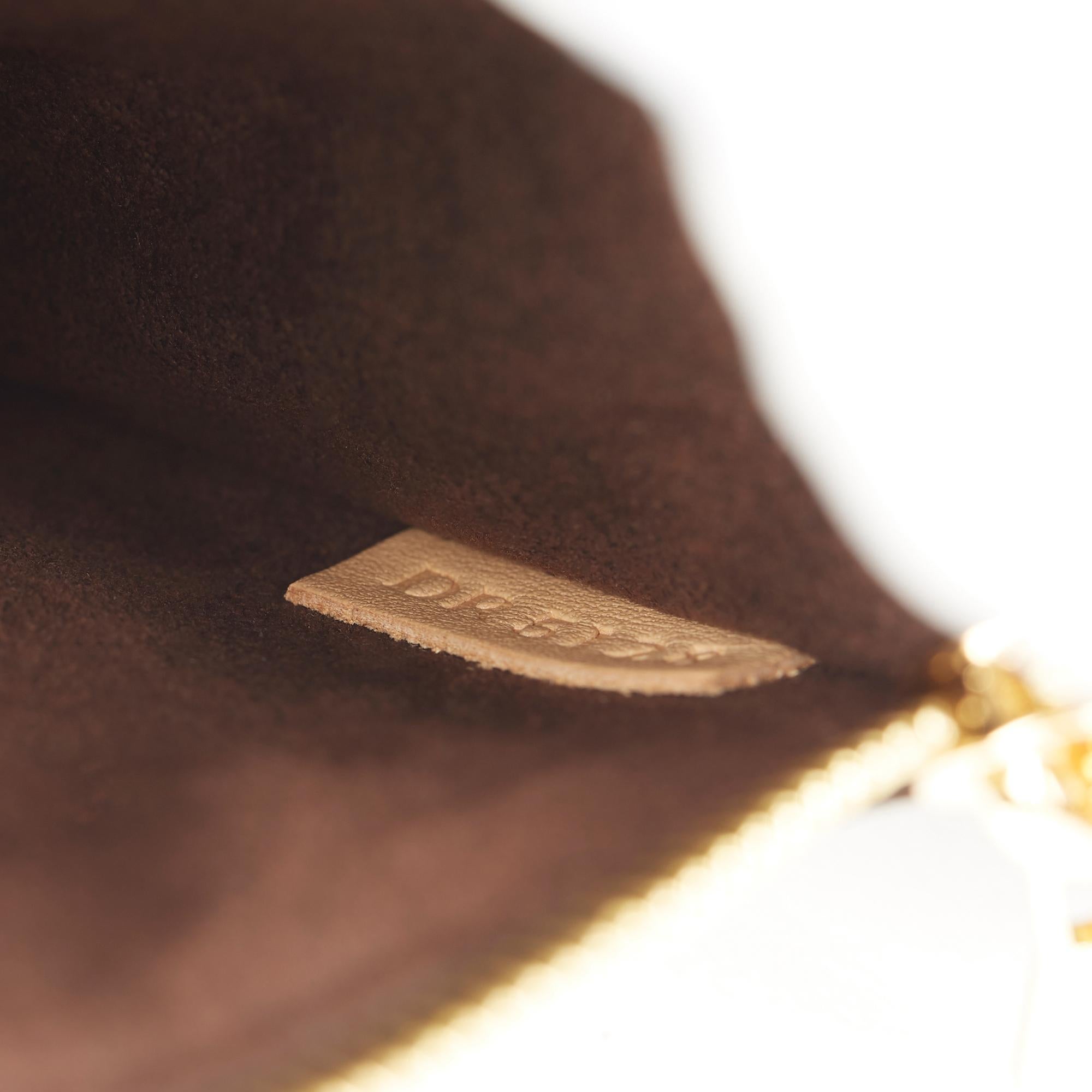 2018 Louis Vuitton Brown Monogram Coated Canvas Pochette Metis 5
