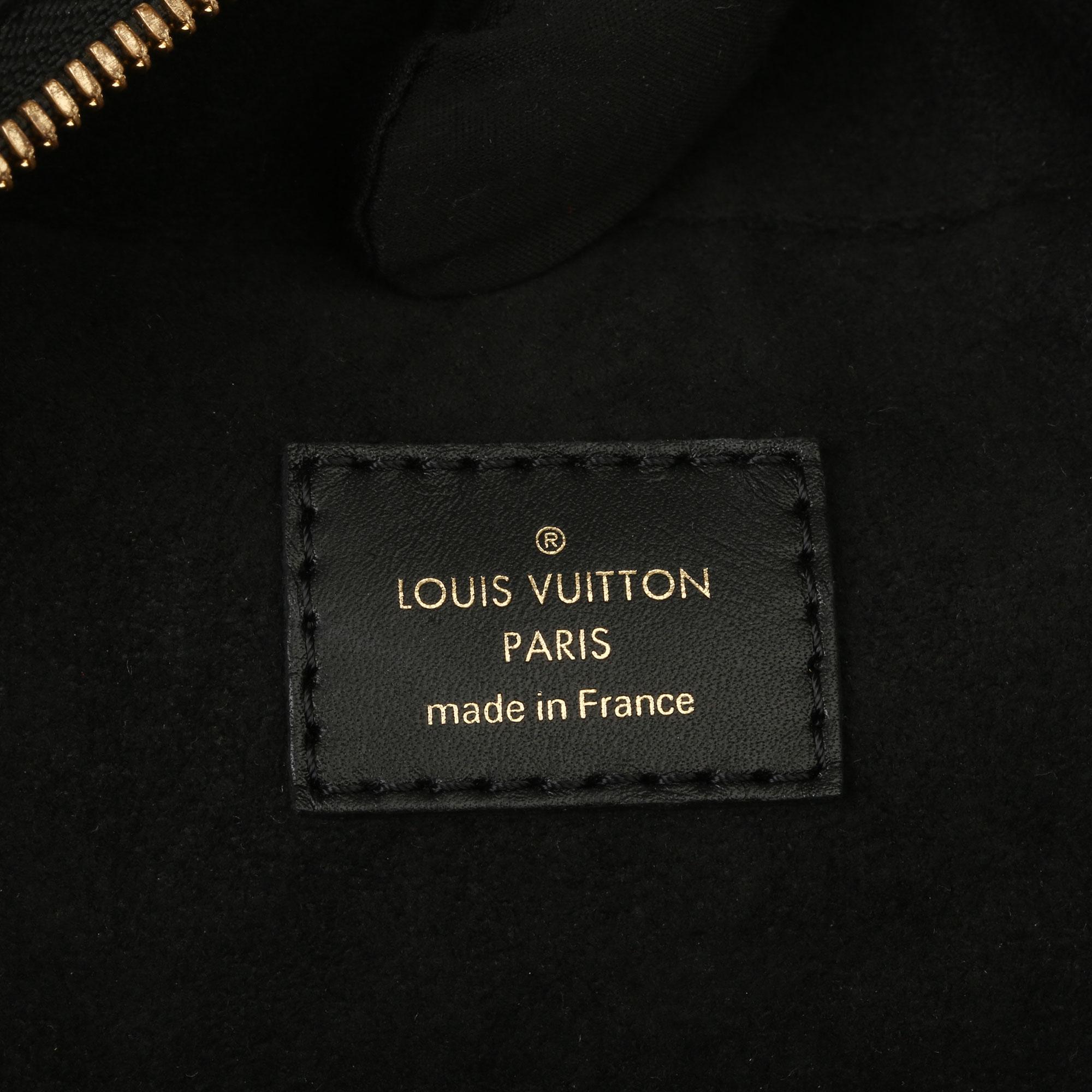 2018 Louis Vuitton Brown Monogram Reverse Canvas and Black Leather City Malle 5